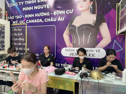 Học viên của Đào tạo nghề Minh Nguyệt